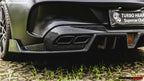 DARWINPRO - MERCEDES BENZ W205 C63 & C6S AMG COUPE 2015 -2021 PARTIAL CARBON FIBER REAR BUMPER AND LED DIFFUSER