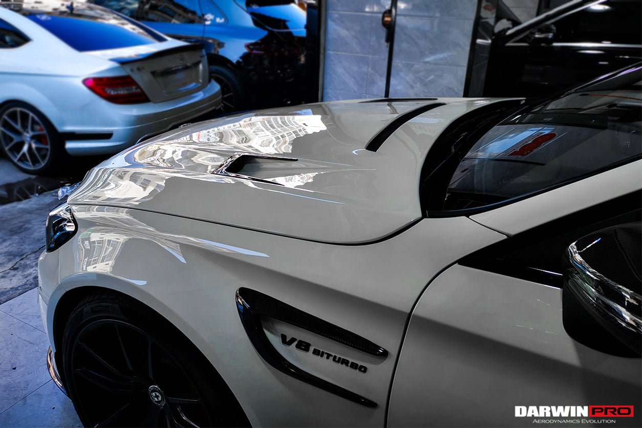 DARWINPRO - MERCEDES BENZ W205 C63 & S AMG COUPE 2015 -2021 CARBON FIBER BKSS STYLE HOOD BONNET