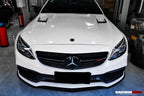 DARWINPRO - MERCEDES BENZ W205 C63 & S AMG COUPE 2015 -2021 CARBON FIBER BKSS STYLE HOOD BONNET