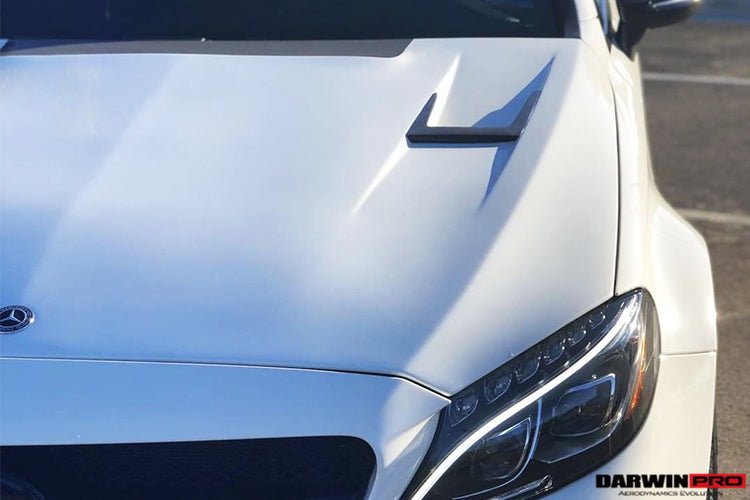 DARWINPRO - MERCEDES BENZ W205 C63 & S AMG COUPE 2015 -2021 CARBON FIBER BKSS STYLE HOOD BONNET