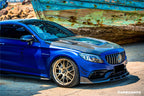 DARWINPRO - MERCEDES BENZ W205 C63 & S AMG COUPE 2015 -2021 CARBON FIBER FRONT LIP BR STYLE