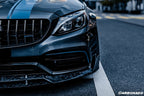 DARWINPRO - MERCEDES BENZ W205 C63 & S AMG COUPE 2015 -2021 CARBON FIBER FRONT LIP BR STYLE