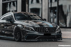 DARWINPRO - MERCEDES BENZ W205 C63 & S AMG COUPE 2015 -2021 CARBON FIBER FRONT LIP BR STYLE