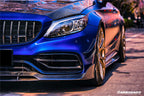 DARWINPRO - MERCEDES BENZ W205 C63 & S AMG COUPE 2015 -2021 CARBON FIBER FRONT LIP BR STYLE