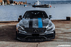 DARWINPRO - MERCEDES BENZ W205 C63 & S AMG COUPE 2015 -2021 CARBON FIBER FRONT LIP BR STYLE