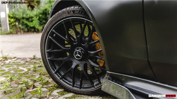 DARWINPRO - MERCEDES BENZ W205 C63 & S AMG COUPE 2015 -2021 CARBON FIBER IMP SIDE SKIRTS