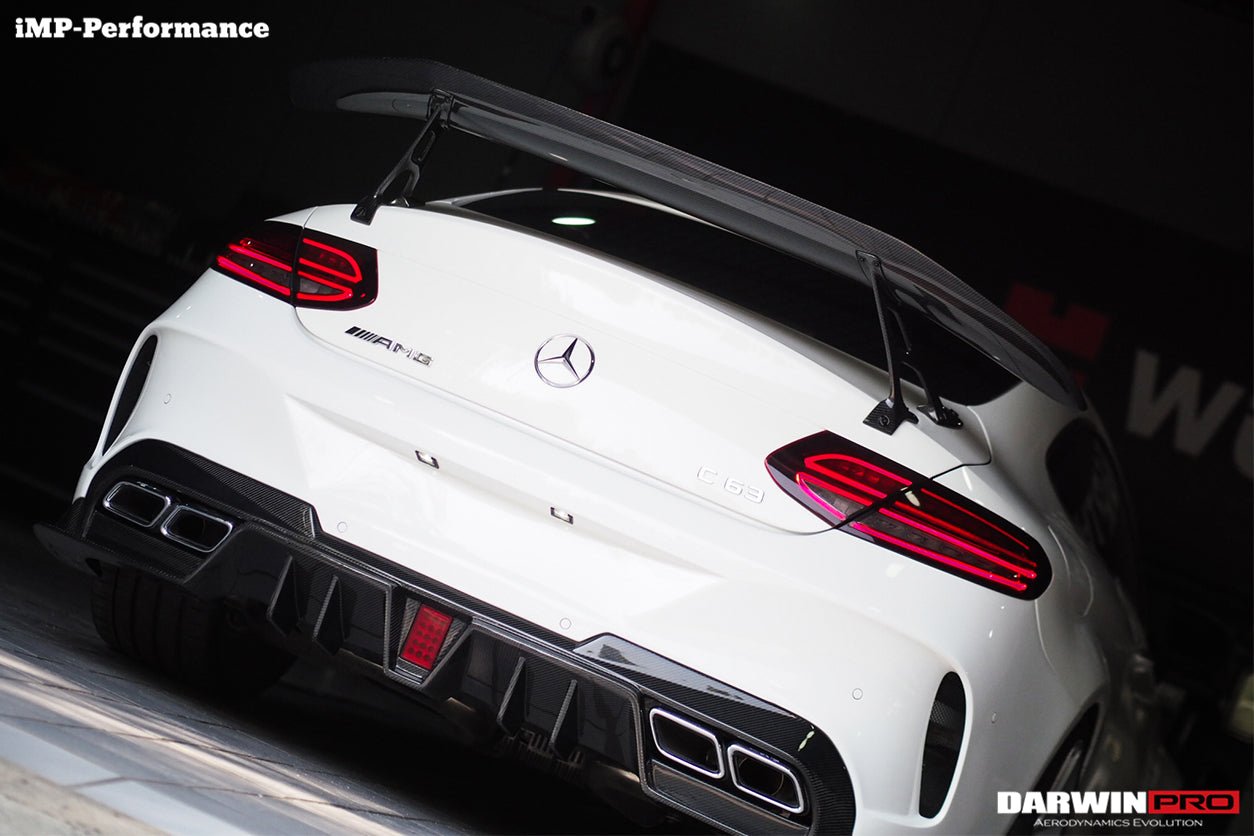DARWINPRO - MERCEDES BENZ W205 C63 & S AMG COUPE 2015 -2021 CARBON FIBER IMP STYLE SPOILER