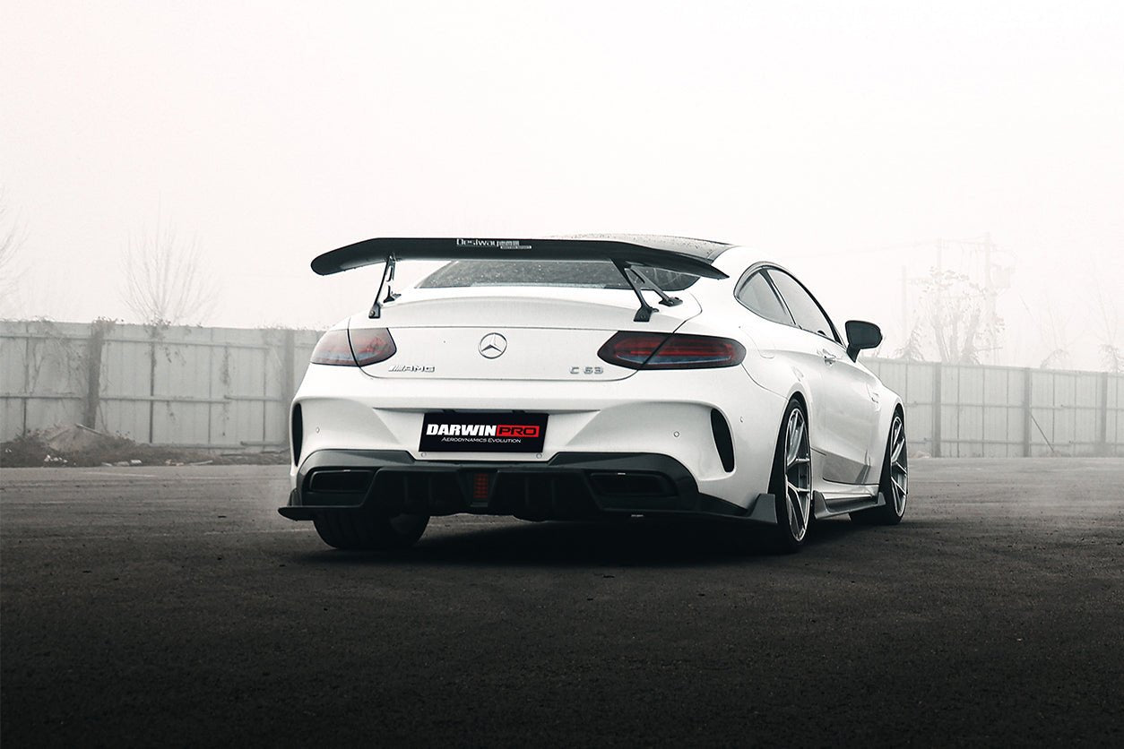 DARWINPRO - MERCEDES BENZ W205 C63 & S AMG COUPE 2015 -2021 CARBON FIBER IMP STYLE SPOILER