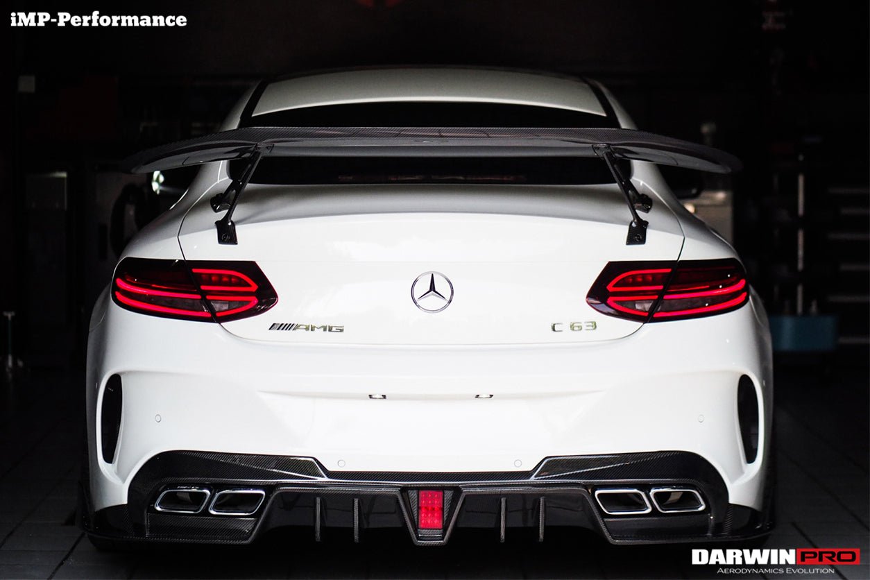 DARWINPRO - MERCEDES BENZ W205 C63 & S AMG COUPE 2015 -2021 CARBON FIBER IMP STYLE SPOILER