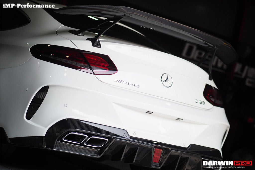 DARWINPRO - MERCEDES BENZ W205 C63 & S AMG COUPE 2015 -2021 CARBON FIBER IMP STYLE SPOILER