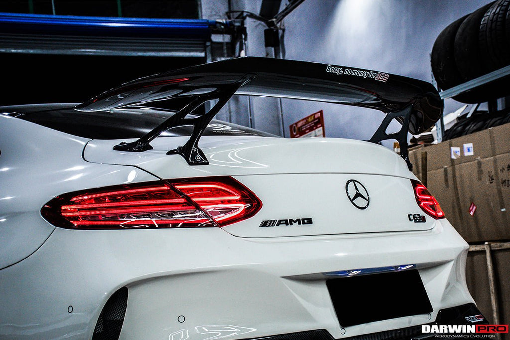 DARWINPRO - MERCEDES BENZ W205 C63 & S AMG COUPE 2015 -2021 CARBON FIBER IMP STYLE SPOILER