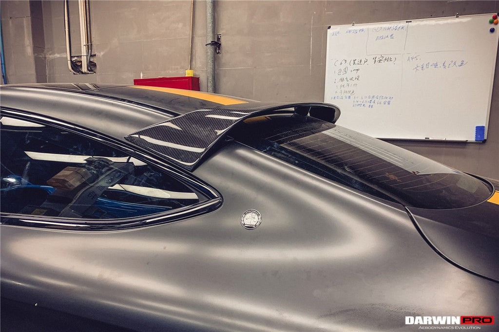 DARWINPRO - MERCEDES BENZ W205 C63 & S AMG COUPE 2015 -2021  CARBON FIBER REAR ROOF SPOILER