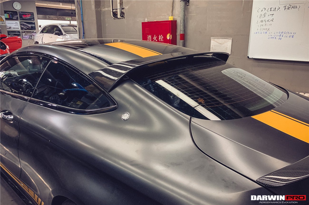 DARWINPRO - MERCEDES BENZ W205 C63 & S AMG COUPE 2015 -2021  CARBON FIBER REAR ROOF SPOILER