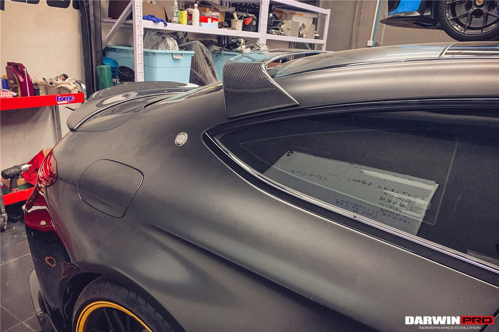 DARWINPRO - MERCEDES BENZ W205 C63 & S AMG COUPE 2015 -2021  CARBON FIBER REAR ROOF SPOILER