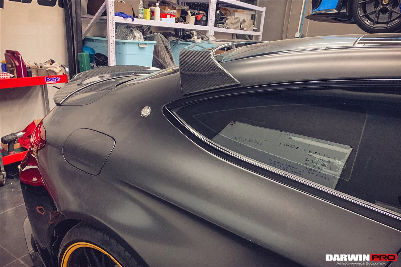 DARWINPRO - MERCEDES BENZ W205 C63 & S AMG COUPE 2015 -2021  CARBON FIBER REAR ROOF SPOILER