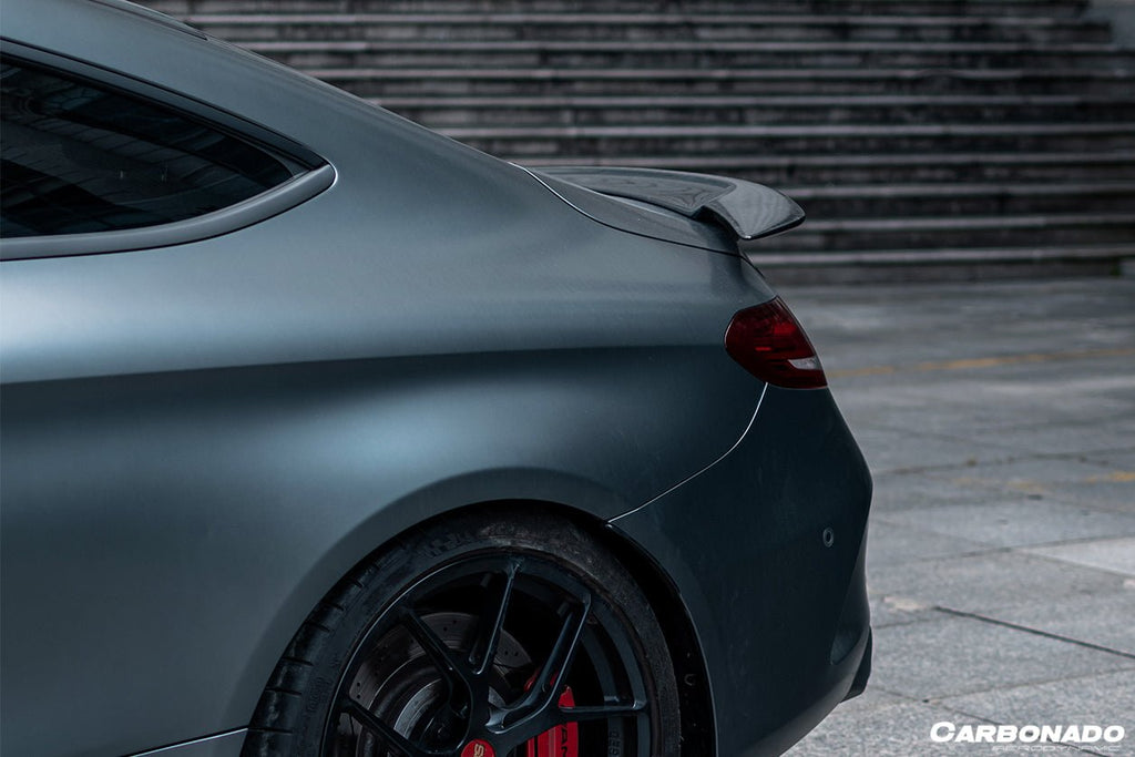 DARWINPRO - MERCEDES BENZ W205 C63 & S AMG COUPE 2015 -2021 CARBON FIBER RT-II STYLE SPOILER