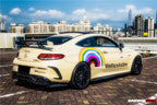 DARWINPRO - MERCEDES BENZ W205 C63 & S AMG COUPE 2015 -2021 CARBON FIBER SIDE SKIRTS PS STYLE