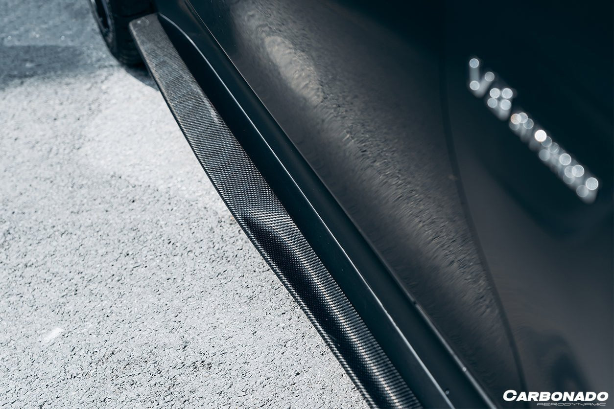 DARWINPRO - MERCEDES BENZ W205 C63 & S AMG COUPE 2015 -2021 CARBON FIBER SIDE SKIRTS PS STYLE