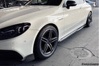 DARWINPRO - MERCEDES BENZ W205 C63 & S AMG COUPE 2015 -2021 CARBON FIBER SIDE SKIRTS PS STYLE