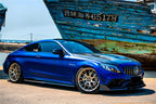 DARWINPRO - MERCEDES BENZ W205 C63 & S AMG COUPE 2015 -2021 CARBON FIBER SIDE SKIRTS PS STYLE