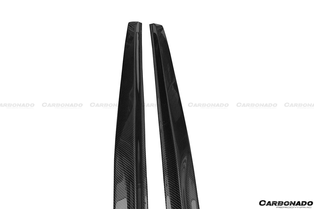 DARWINPRO - MERCEDES BENZ W205 C63 & S AMG COUPE 2015 -2021 CARBON FIBER SIDE SKIRTS PS STYLE
