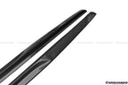 DARWINPRO - MERCEDES BENZ W205 C63 & S AMG COUPE 2015 -2021 CARBON FIBER SIDE SKIRTS PS STYLE