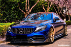 DARWINPRO - MERCEDES BENZ W205 C63 & S AMG COUPE 2015 -2021 CARBON FIBER SIDE SKIRTS PS STYLE