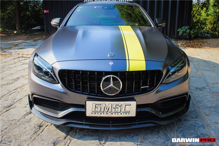 DARWINPRO - MERCEDES BENZ W205 C63&S 2015-2021 CARBON FIBER FRONT CANARDS