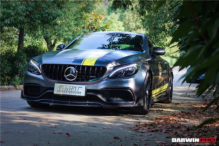 DARWINPRO - MERCEDES BENZ W205 C63&S 2015-2021 CARBON FIBER FRONT CANARDS