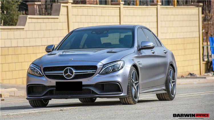 DARWINPRO - MERCEDES BENZ W205 C63&S 2015-2021 CARBON FIBER FRONT CANARDS