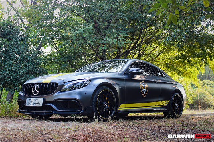 DARWINPRO - MERCEDES BENZ W205 C63&S 2015-2021 CARBON FIBER FRONT CANARDS