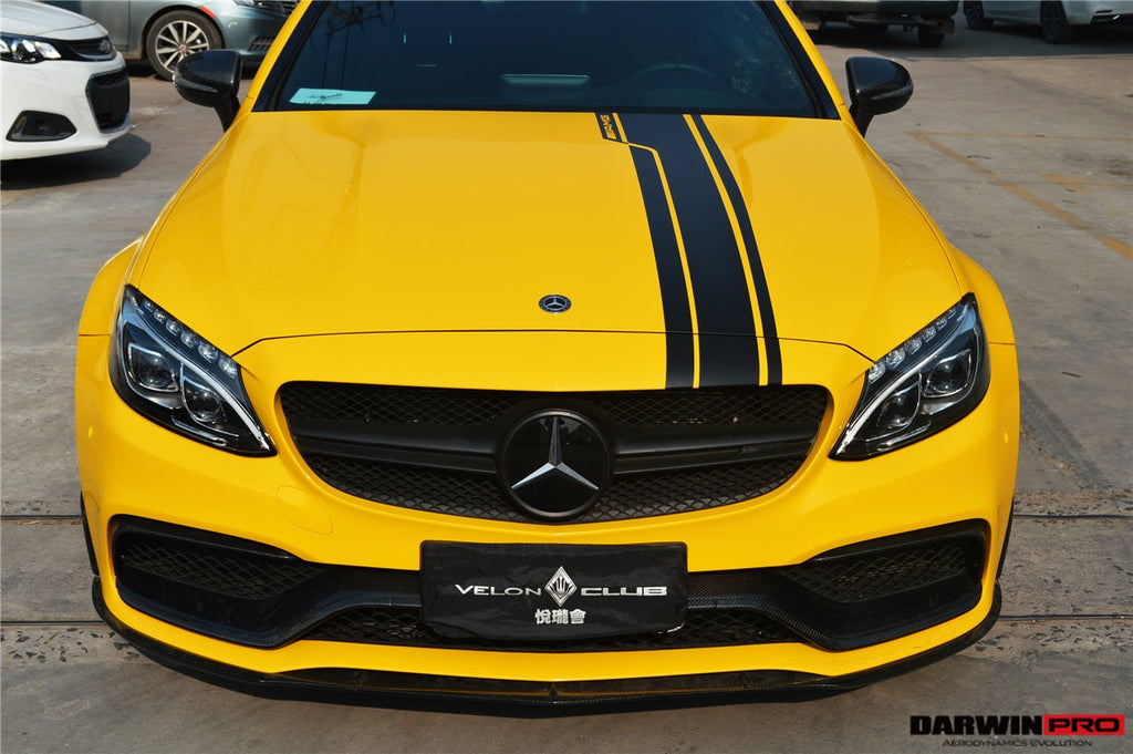 DARWINPRO - MERCEDES BENZ W205 C63&S 2015-2021 CARBON FIBER FRONT CANARDS