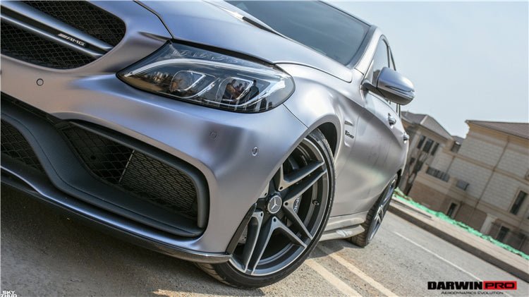 DARWINPRO - MERCEDES BENZ W205 C63&S 2015-2021 CARBON FIBER FRONT CANARDS