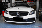 DARWINPRO - MERCEDES BENZ W205 C63&S AMG 2015 -2021 CARBON FIBER FRONT BUMPER TRIM SET (4PCS)