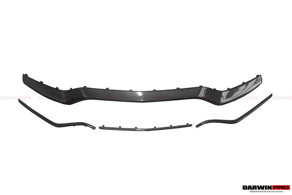 DARWINPRO - MERCEDES BENZ W205 C63&S AMG 2015 -2021 CARBON FIBER FRONT BUMPER TRIM SET (4PCS)