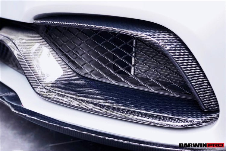 DARWINPRO - MERCEDES BENZ W205 C63&S AMG 2015 -2021 CARBON FIBER FRONT BUMPER TRIM SET (4PCS)