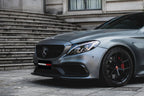 DARWINPRO - MERCEDES BENZ W205 C63&S AMG 2015 -2021 CARBON FIBER FRONT BUMPER TRIM SET (4PCS)