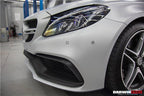 DARWINPRO - MERCEDES BENZ W205 C63&S AMG 2015 -2021 CARBON FIBER FRONT BUMPER TRIM SET (4PCS)