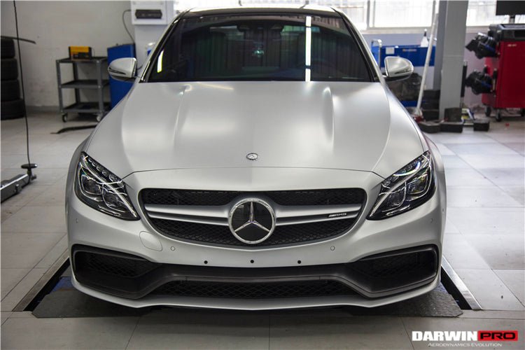 DARWINPRO - MERCEDES BENZ W205 C63&S AMG 2015 -2021 CARBON FIBER FRONT BUMPER TRIM SET (4PCS)
