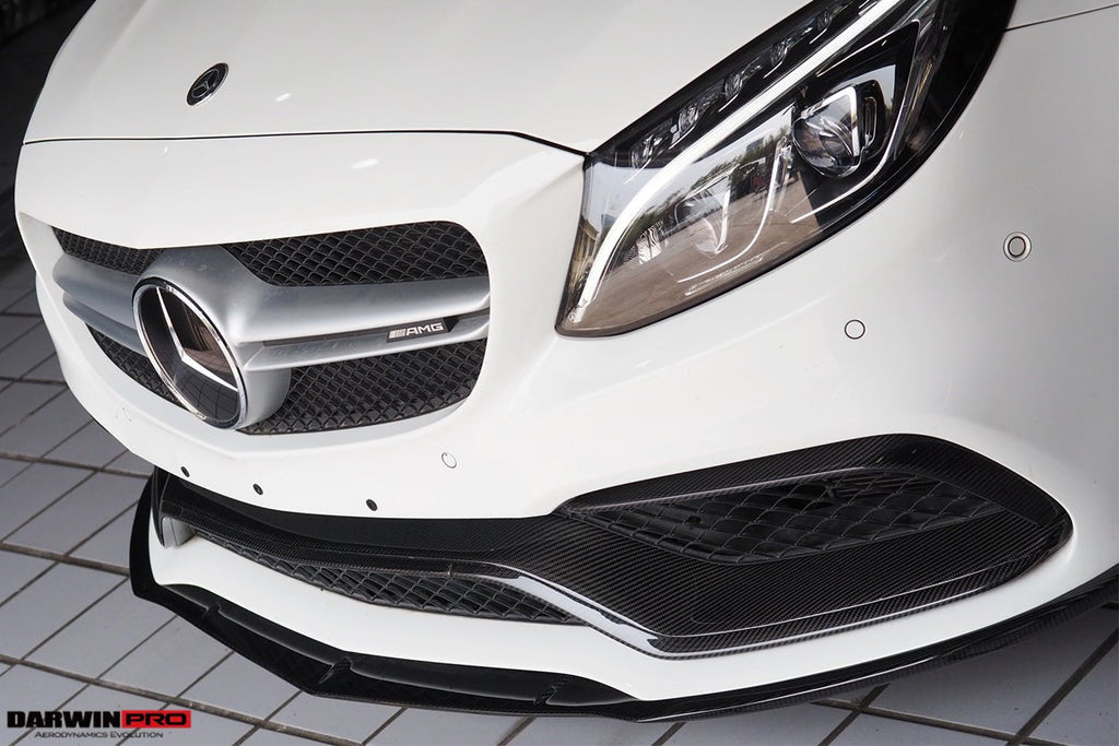 DARWINPRO - MERCEDES BENZ W205 C63&S AMG 2015 -2021 CARBON FIBER FRONT BUMPER TRIM SET (4PCS)