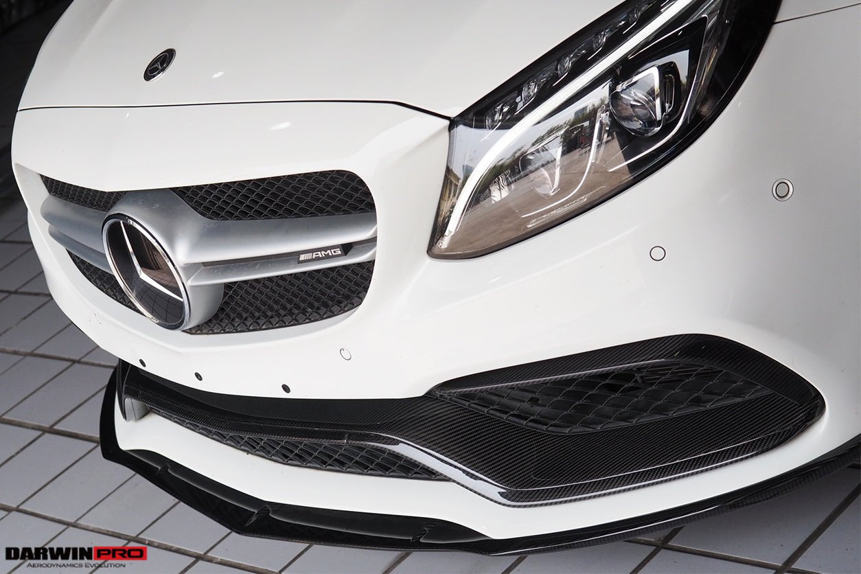 DARWINPRO - MERCEDES BENZ W205 C63&S AMG 2015 -2021 CARBON FIBER FRONT BUMPER TRIM SET (4PCS)
