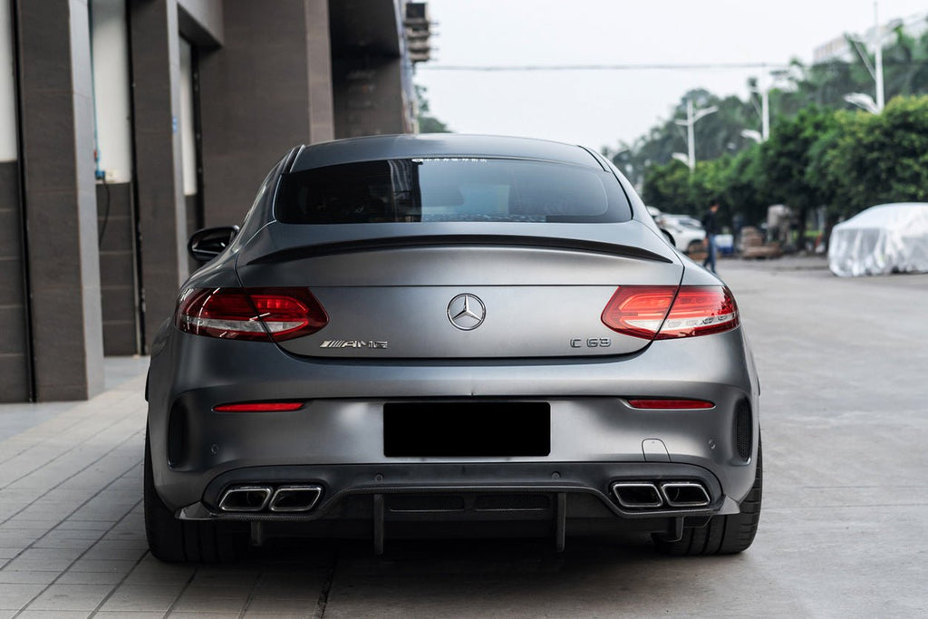 DARWINPRO - MERCEDES BENZ W205 C63/S AMG COUPE 2015-2018 PS STYLE REAR DIFFUSER