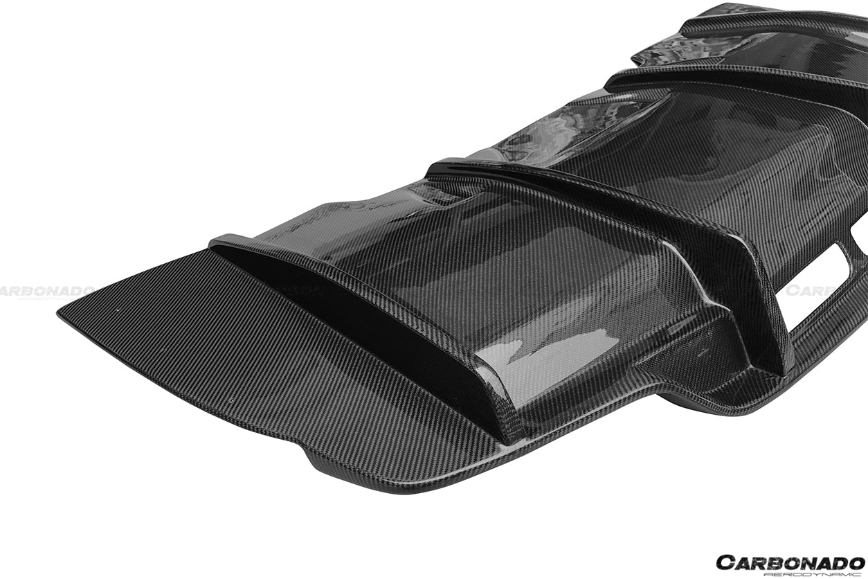 DARWINPRO - MERCEDES BENZ W205 C63/S AMG COUPE 2015-2018 PS STYLE REAR DIFFUSER