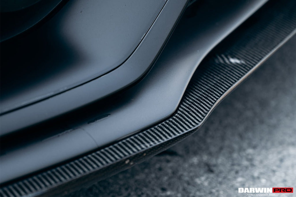 DARWINPRO  MERCEDES BENZ W205 C63/S COUPE 2015-2021 BKSS STYLE CARBON FIBER FRONT LIP