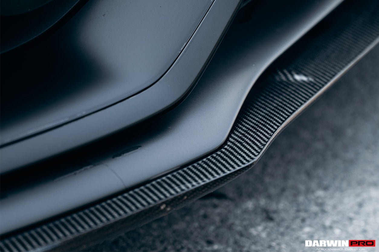 DARWINPRO  MERCEDES BENZ W205 C63/S COUPE 2015-2021 BKSS STYLE CARBON FIBER FRONT LIP