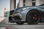 DARWINPRO  MERCEDES BENZ W205 C63/S COUPE 2015-2021 BKSS STYLE CARBON FIBER FRONT LIP