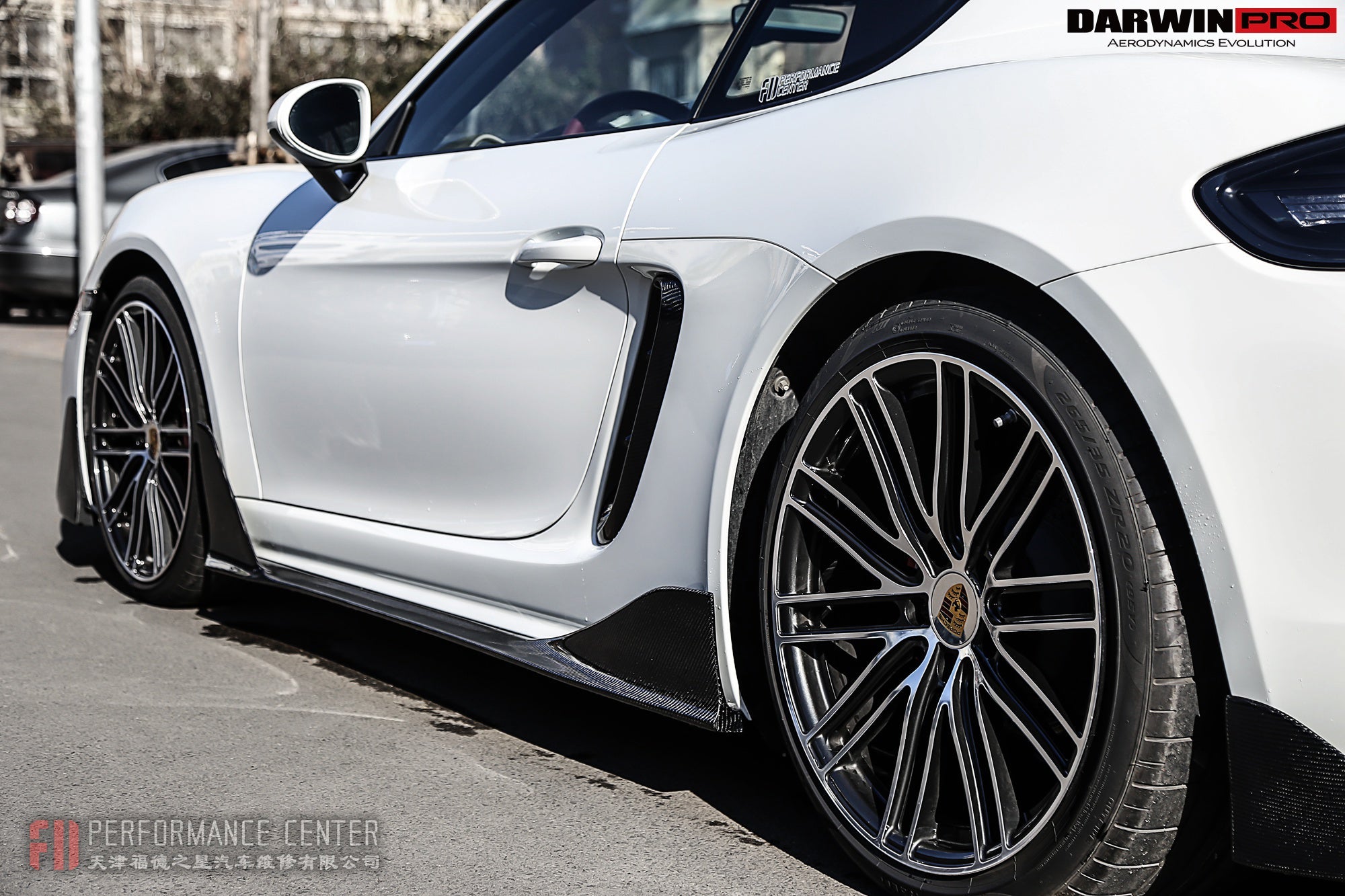 DARWINPRO - PORSCHE 718 CAYMAN & BOXSTER 2016-2024 CARBON FIBRE SIDE AIR VENTS