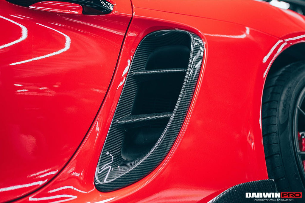 DARWINPRO - PORSCHE 718 CAYMAN & BOXSTER 2016-2024 CARBON FIBRE SIDE AIR VENTS