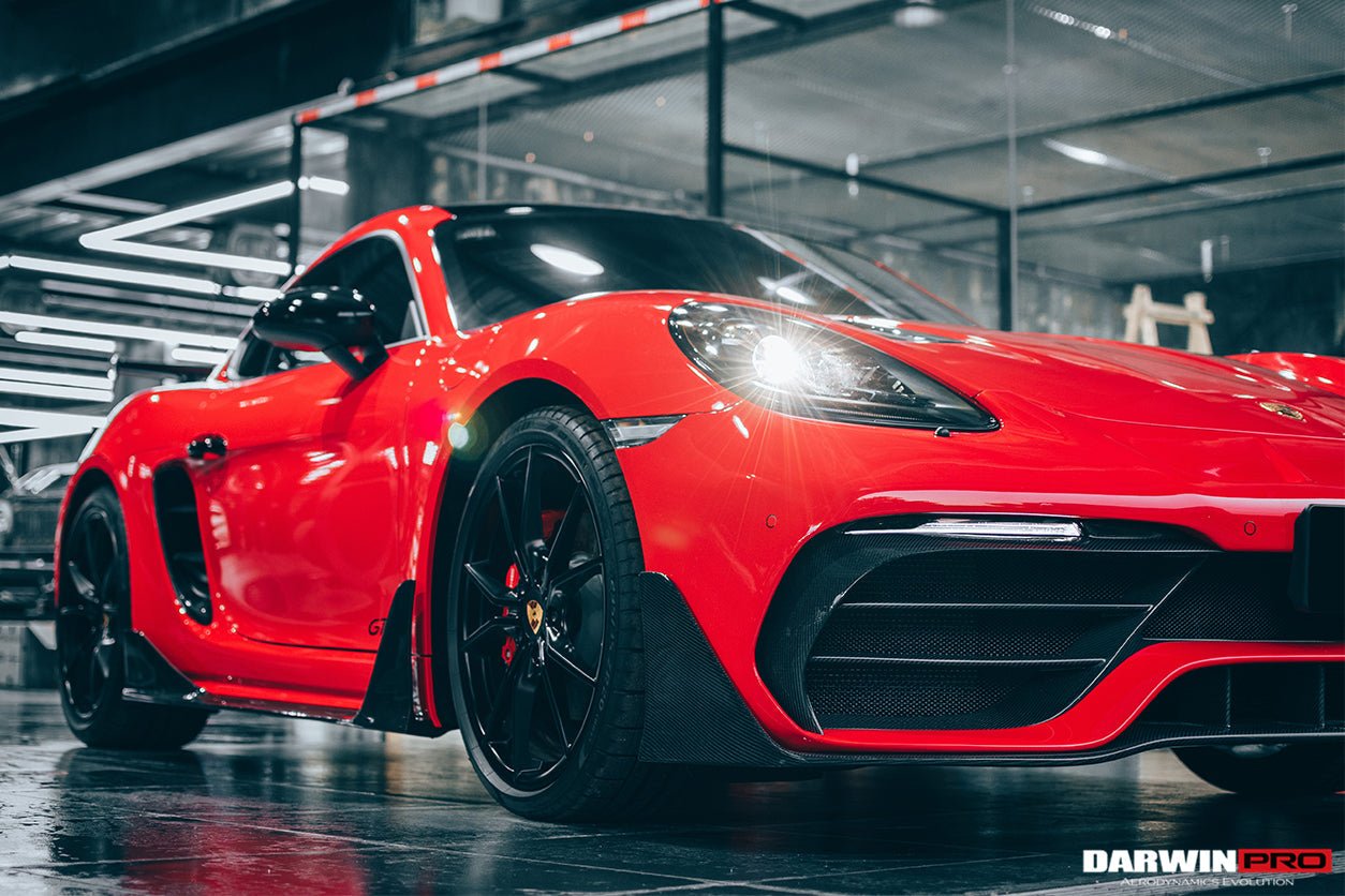 DARWINPRO - PORSCHE 718 CAYMAN & BOXSTER 2016-2024 STUTTMATE CARBON FIBRE SIDE SKIRTS