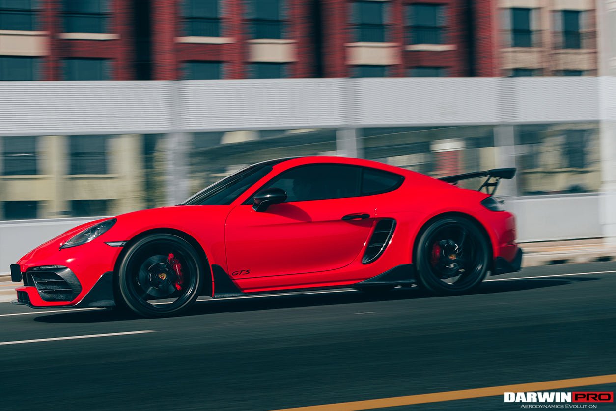 DARWINPRO - PORSCHE 718 CAYMAN & BOXSTER 2016-2024 STUTTMATE CARBON FIBRE SIDE SKIRTS